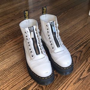 White Platform Dr. Martens (Sinclair)